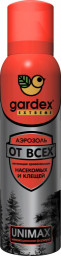 Аэрозоль-репеллент GARDEX Extreme от всех летающих кровососущих насекомых и клещей 150 мл