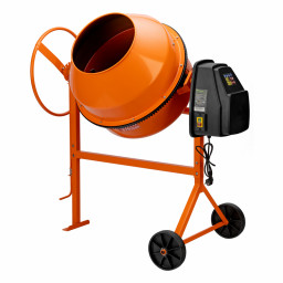 Бетоносмеситель БСЕ-180П, 180 л, 700 Вт, полиамидный венец Сибртех