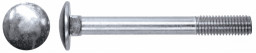 Болт М6*80 мебельный, с полукруглой головкой DIN603
