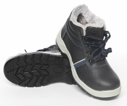 Ботинки Рабочие зима SJ8077-W ПУ-ТПУ иск мех