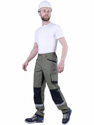 Брюки летние мужские Корпорация хаки-черный