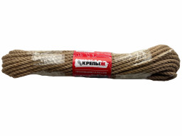 Канат джутовый кручёный 6 мм 20м КРЕПЫЖ