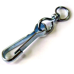 Карабин D-70 мм с вертлюгом, ( тип А )