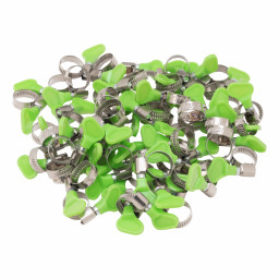 Хомуты металлические элемент крепления с формой ключа 12-20 мм, 100 штук в упаковке Сибртех