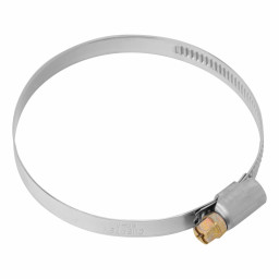 Хомуты нержавеющая сталь, Стандартное болтовое крепление 60-80 мм, 50 штук в упаковке, ширина 9 мм Сибртех