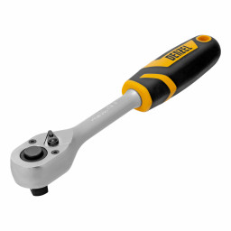 Ключ-трещотка 1/2", 90 зубьев, с быстрым сбросом, CrV Denzel