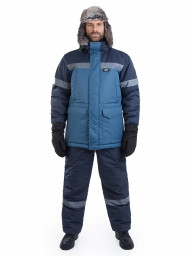 Костюм зимний Старт, плащевая, т.синий NEW ENERGY Нова Текс