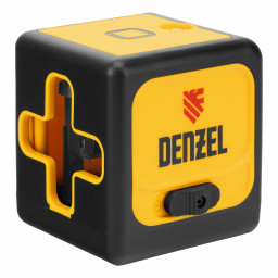 Лазерный уровень DQB, 30 м, зеленый луч, батарейки, сумка// Denzel