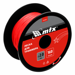 Леска для триммера звезда 2,0 мм х 160 м, на катушке MTX