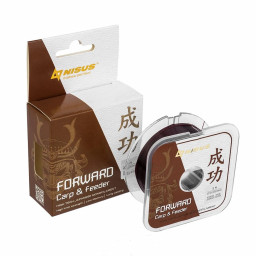 Леска FORWARD Carp & Feeder brown 0,437mm/100m Nylon (N-FСF-0437-100) Nisus