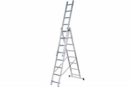 Лестница ЛА 3х12 алюминиевая ВИХРЬ