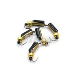 Мормышка вольф. ЯМАН Столбик №5, d-2 мм, L-9.5 мм, кубик, цв. латунь