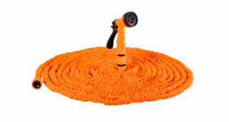 Набор для полива с растягивающимся шлангом 22м ВИХРЬ