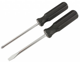 Набор отверток 4 шт  углеродистая сталь, пластиковая рукоятка (SL 5*100,6*100, PH1*100,2*100)