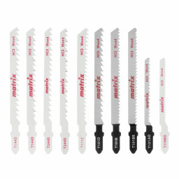 Набор полотен для электролобзика по дереву, 10 шт, T-SET1007 Matrix