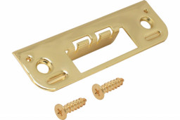 Ответная планка АЛЛЮР 045 PB золото для финских дверей