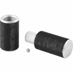 Петля гаражная с шаром, D 25 x 120 мм, 4 шт, Сибртех