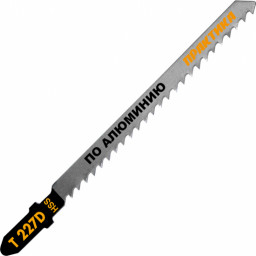 Пилки для лобзиков Т227 D по алюминию, 100 х 75 мм, криволинейный рез (2 шт) ПРАКТИКА