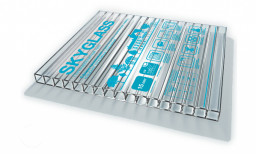 Поликарбонат сотовый SKYGLASS 4мм бесцветный 2,1*6