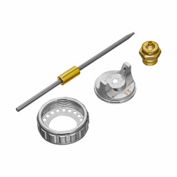 Ремкомплект для краскораспылителя 4 предмета: сопло 2,5 мм, игла, форсунка, зажим сопла Matrix