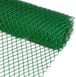 Решетка садовая 20*20 мм 10 м темно-зелёная( цена за погонный метр )