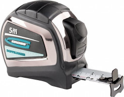 Рулетка 5 м*25 мм двухсторонний зацеп нейлон, двуст. шкала Doppelhaken GROSS