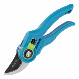 Секатор прямого реза, 210 мм, регулировка захвата, пластиковые рукоятки, LUXE Palisad