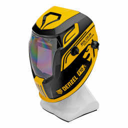 Щиток защитный лицевой (маска сварщика) F10, см. окно 100х96, Real Color, DIN 4-8/9-13// Denzel