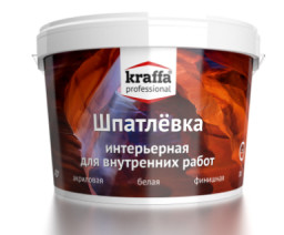 Шпатлевка Kraffa интерьерная Мастер 3,75 кг