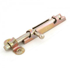 Шпингалет Кунгур 3Т1 Ц.Д. (3ДН) желтый цинк L=90мм 