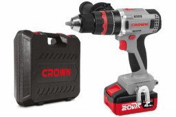 Шуруповерт аккумуляторный бесщеточный CROWN 20V Li/2*4,0 - 75Hm