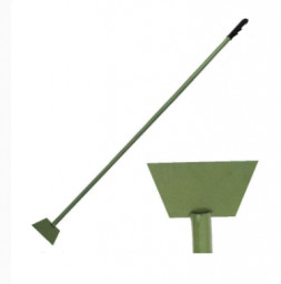 Скребок для льда 200 мм с металлическим черенком и пластиковой ручкой