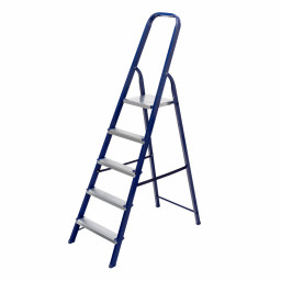 Стремянка, 5 ступеней, стальная, Сибртех