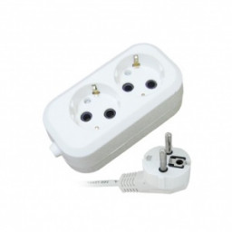 Удлинитель Универсал У10-553 ПВС 3*0,75 2гн. с/з 3м