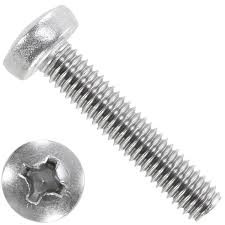 Винт 6*10 цилиндрическая головка, крест, нержавеющей сталь DIN 7985 А2