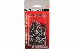 Заклепка 4,0*10 мм RAL 8017 темно-коричневый 50 шт Matrix