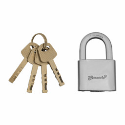 Замок навесной, хромированное покрытие 40 мм Matrix